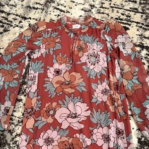 Wilfred Terracotta Floral Blouse